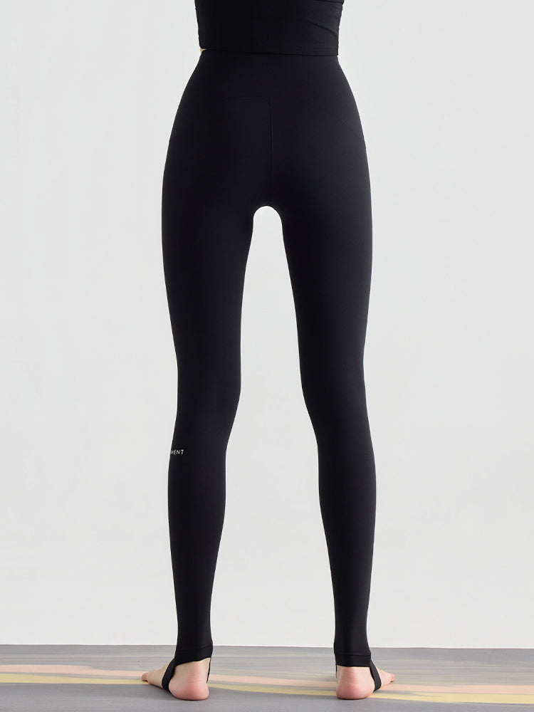 N66LYCRA®素材 Yゾーンフリー ローライズ 美脚 美尻トレンカレギンス