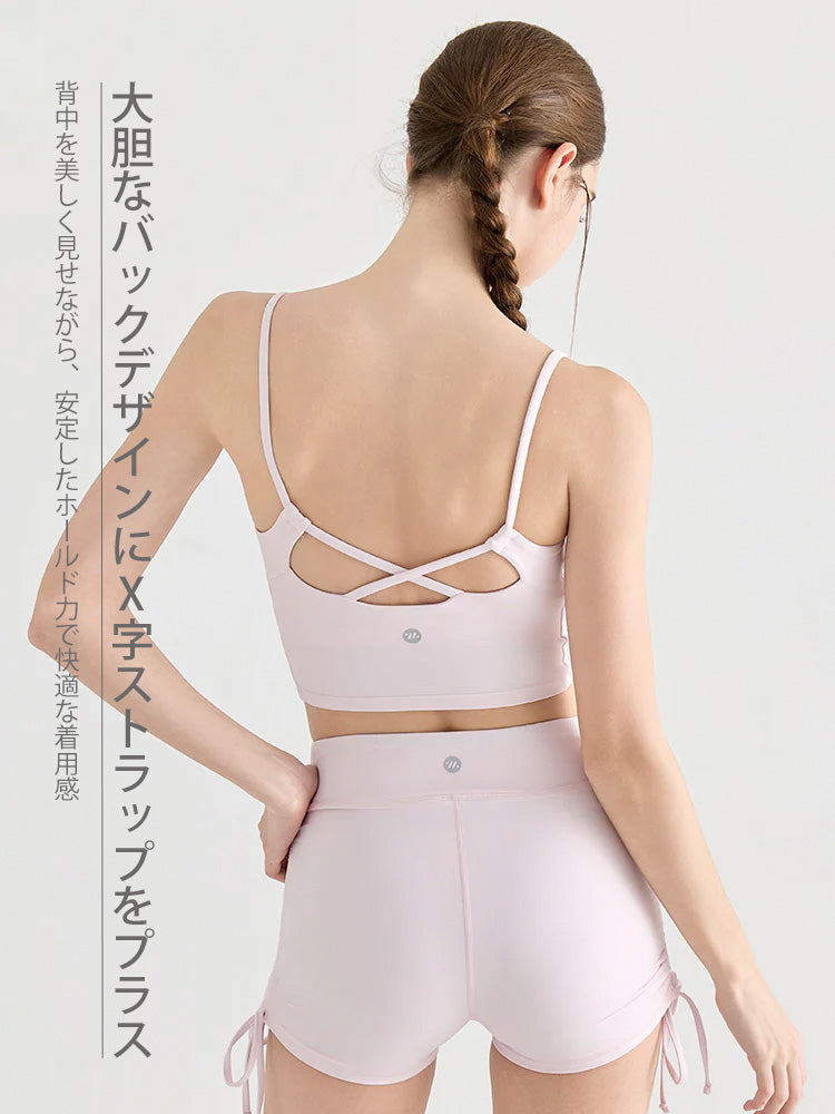 美背 ヨガブラトップ フィットネス