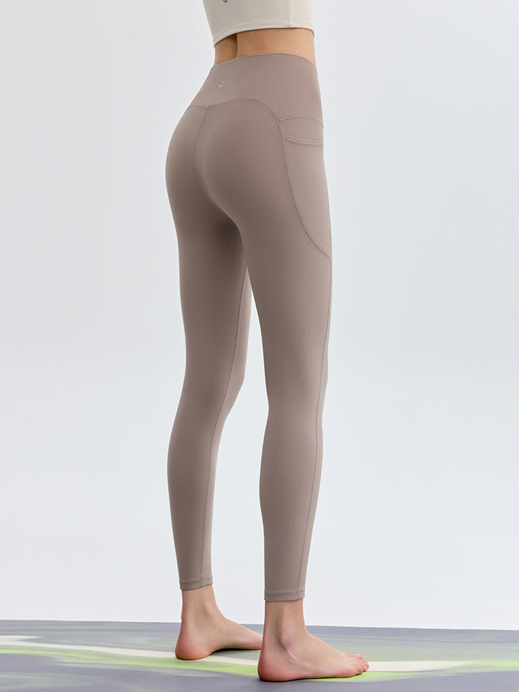N66LYCRA®素材 美尻 マルチポケット付き 9分丈 レギンス