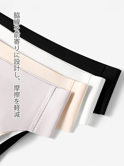 7A抗菌 速乾 Tバック クロッチパッド付き シームレスショーツ ヨガ用