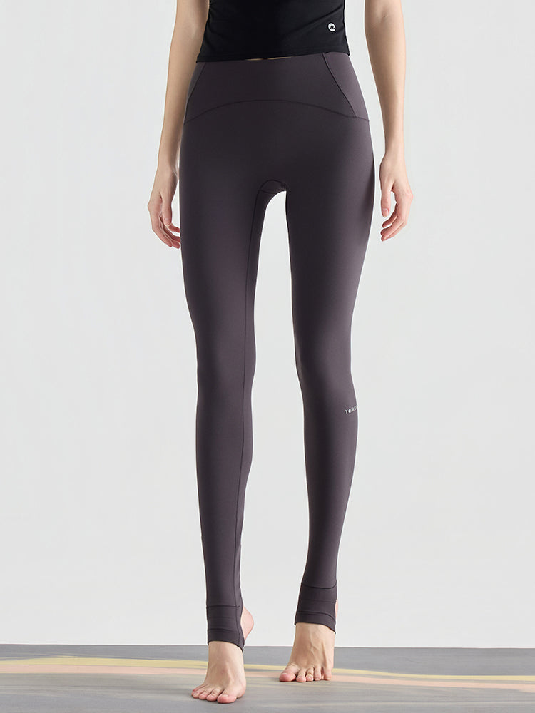 N66LYCRA®素材 Yゾーンフリー ローライズ 美脚 美尻トレンカレギンス