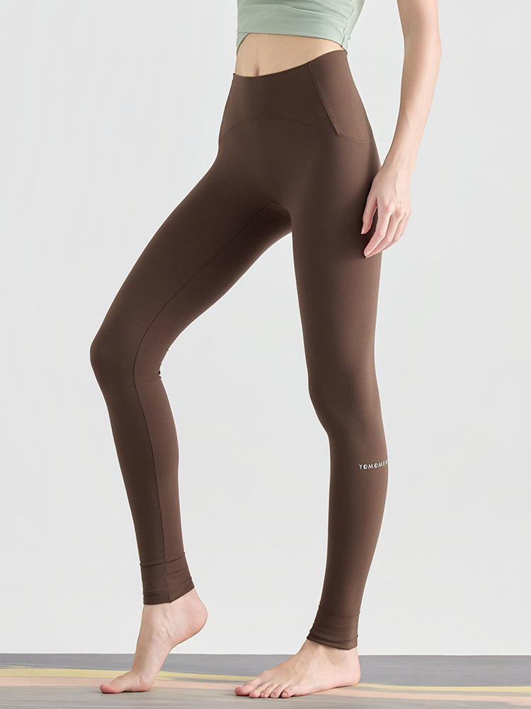 N66LYCRA®素材 Yゾーンフリー ローライズ 美脚 美尻トレンカレギンス