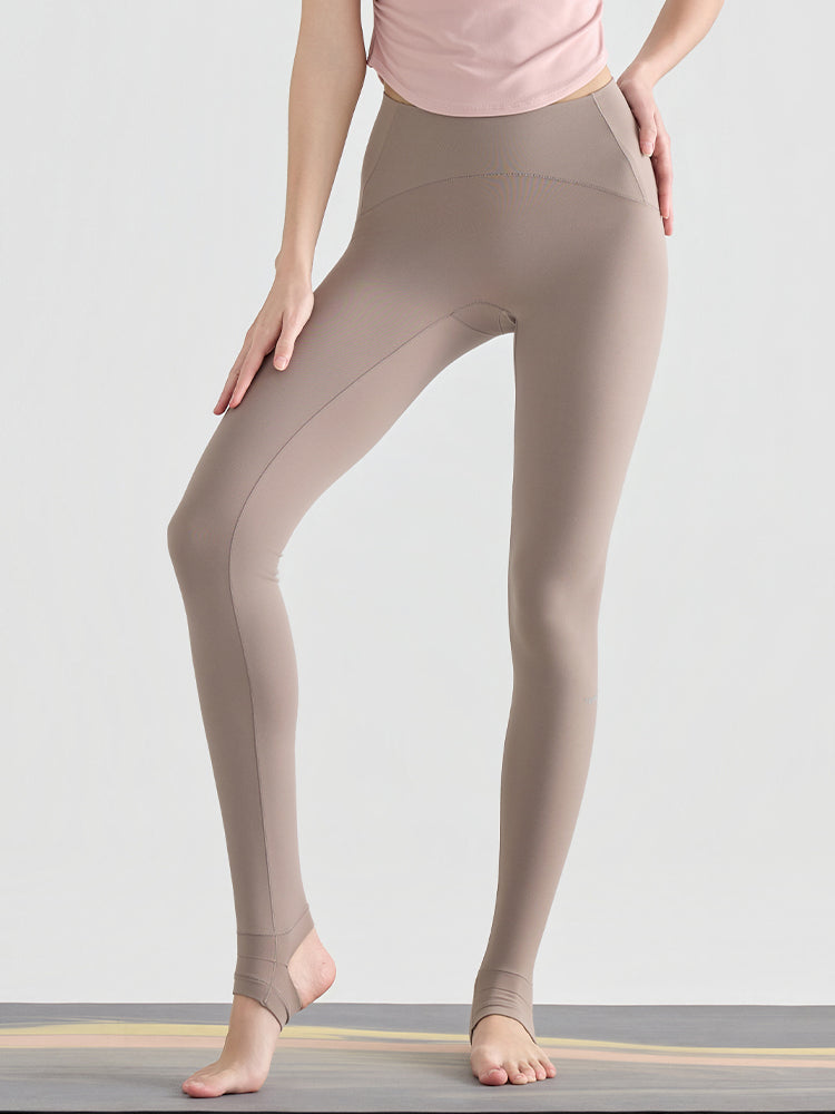 N66LYCRA®素材 Yゾーンフリー ローライズ 美脚 美尻トレンカレギンス