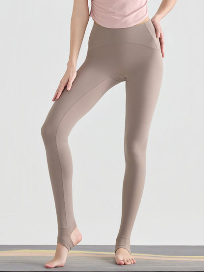 N66LYCRA®素材 Yゾーンフリー ローライズ 美脚 美尻トレンカレギンス
