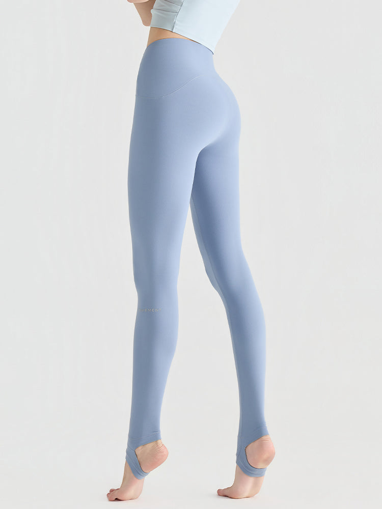 N66LYCRA®素材 Yゾーンフリー ローライズ 美脚 美尻トレンカレギンス