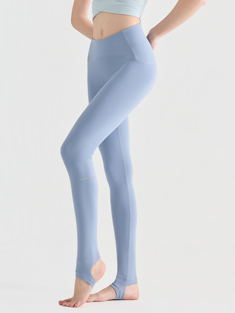 N66LYCRA®素材 Yゾーンフリー ローライズ 美脚 美尻トレンカレギンス