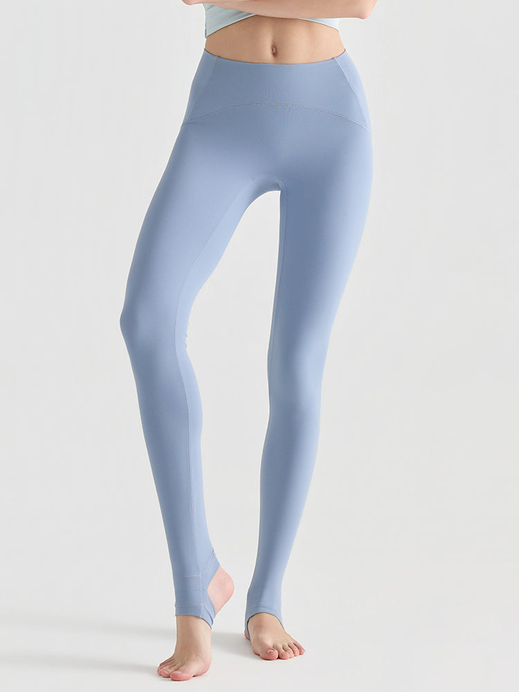 N66LYCRA®素材 Yゾーンフリー ローライズ 美脚 美尻トレンカレギンス