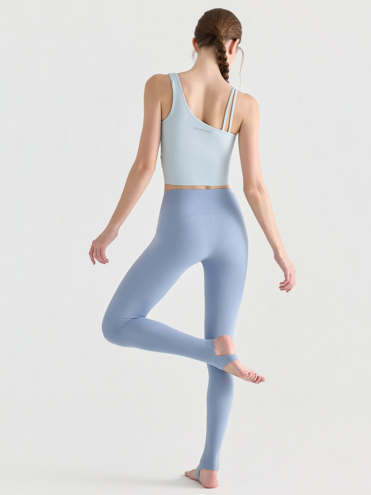 N66LYCRA®素材 Yゾーンフリー ローライズ 美脚 美尻トレンカレギンス