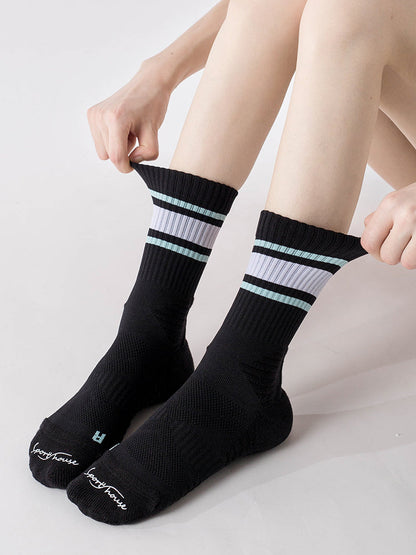 10A抗菌加工 吸汗 クルーソックス テニス用 ランニング 登山
